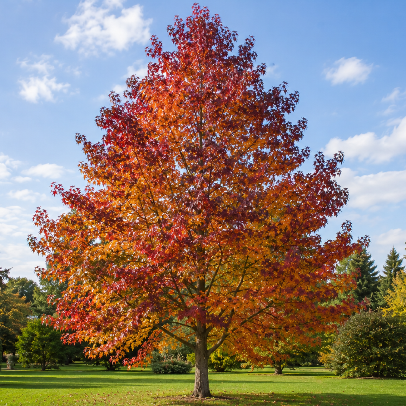 Obrázok Ambrovník styraxový (Liquidambar styraciflua) ´WORPLESDON´ - výška 120-150 cm, kont. C12L