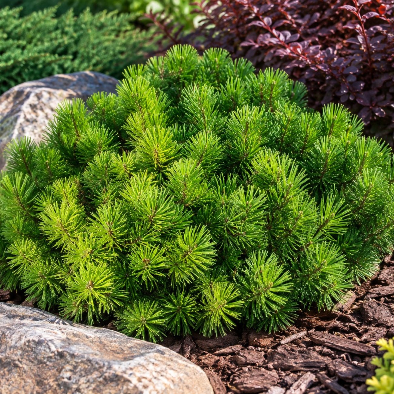 Obrázok Borovica horská (Pinus mugo) ‘MUGO’ – výška 5-10 cm, ⌀ 10-15 cm, kont. C2L