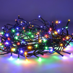 PROFI LED vianočné osvetlenie 12m reťaz, 120xLED, IP44, RGB - viacfarebná + časovač + 8 módov svietenia
