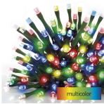 PROFI LED vianočné osvetlenie 12m reťaz, 120xLED, IP44, RGB - viacfarebná + časovač + 8 módov svietenia
