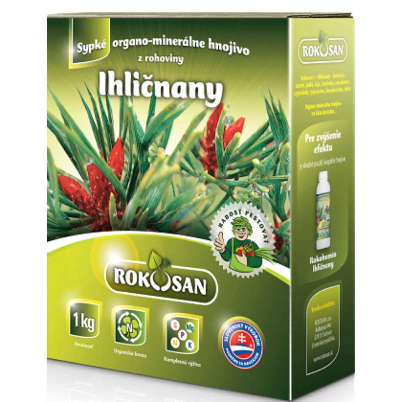 Obrázok Ihličnany - sypké organominerálne hnojivo z rohoviny - 1KG