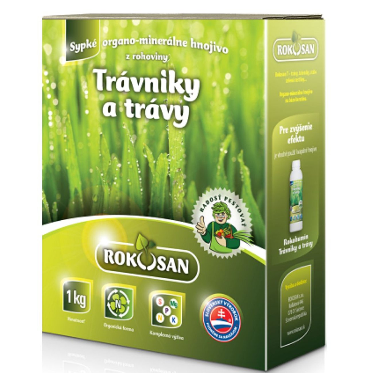 Obrázok Trávniky a trávy – sypké organominerálne hnojivo z rohoviny - 1KG