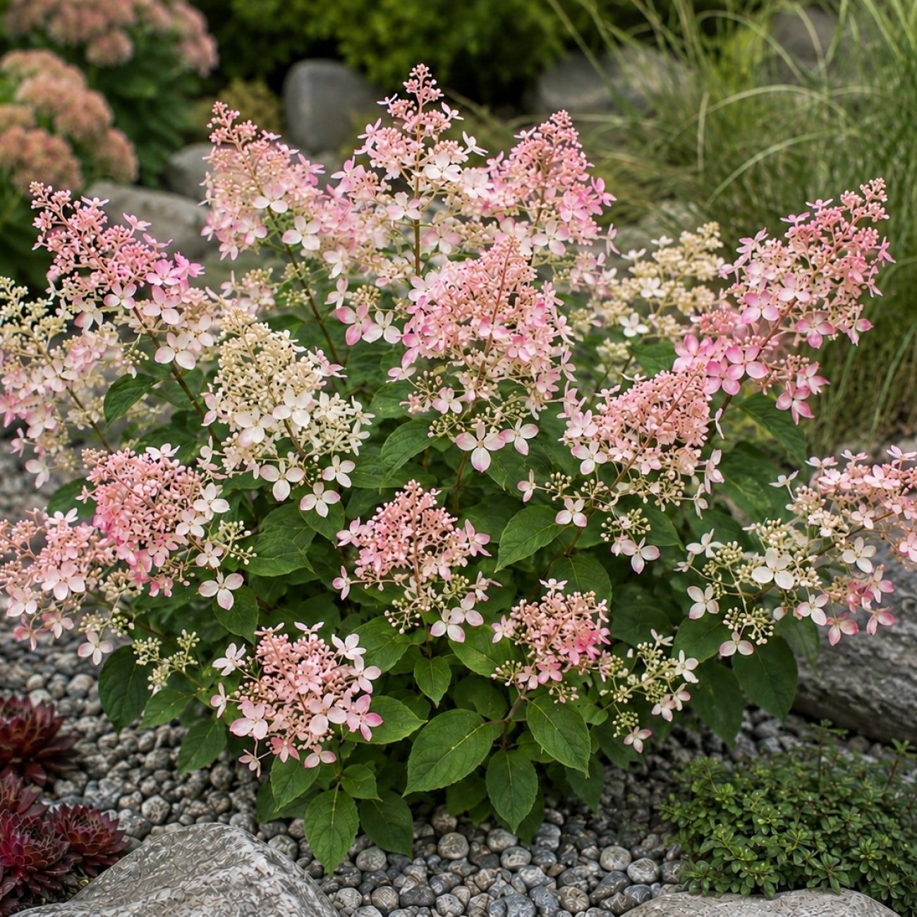 Obrázok Hortenzia metlinatá (Hydrangea paniculata) ‘CONFETTI’ - výška 10-20 cm, kont. C2L
