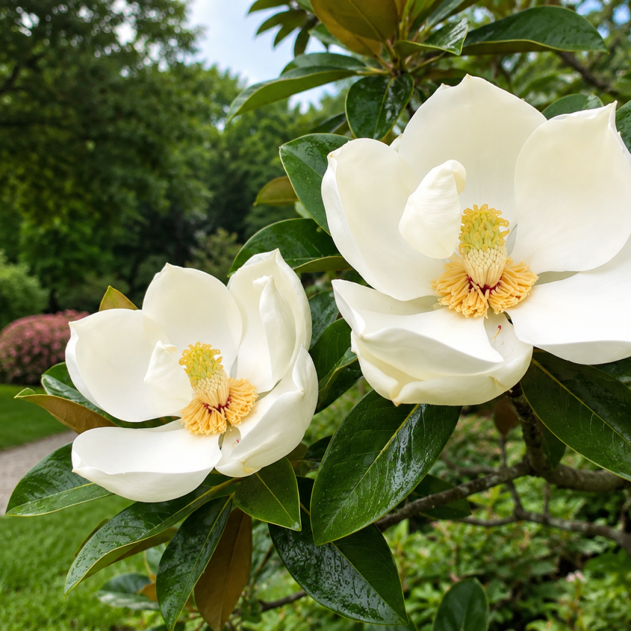 Obrázok Magnólia veľkokvetá (Magnolia grandiflora) ‘MARYLAND’ - výška 40-70 cm, kont. C5L