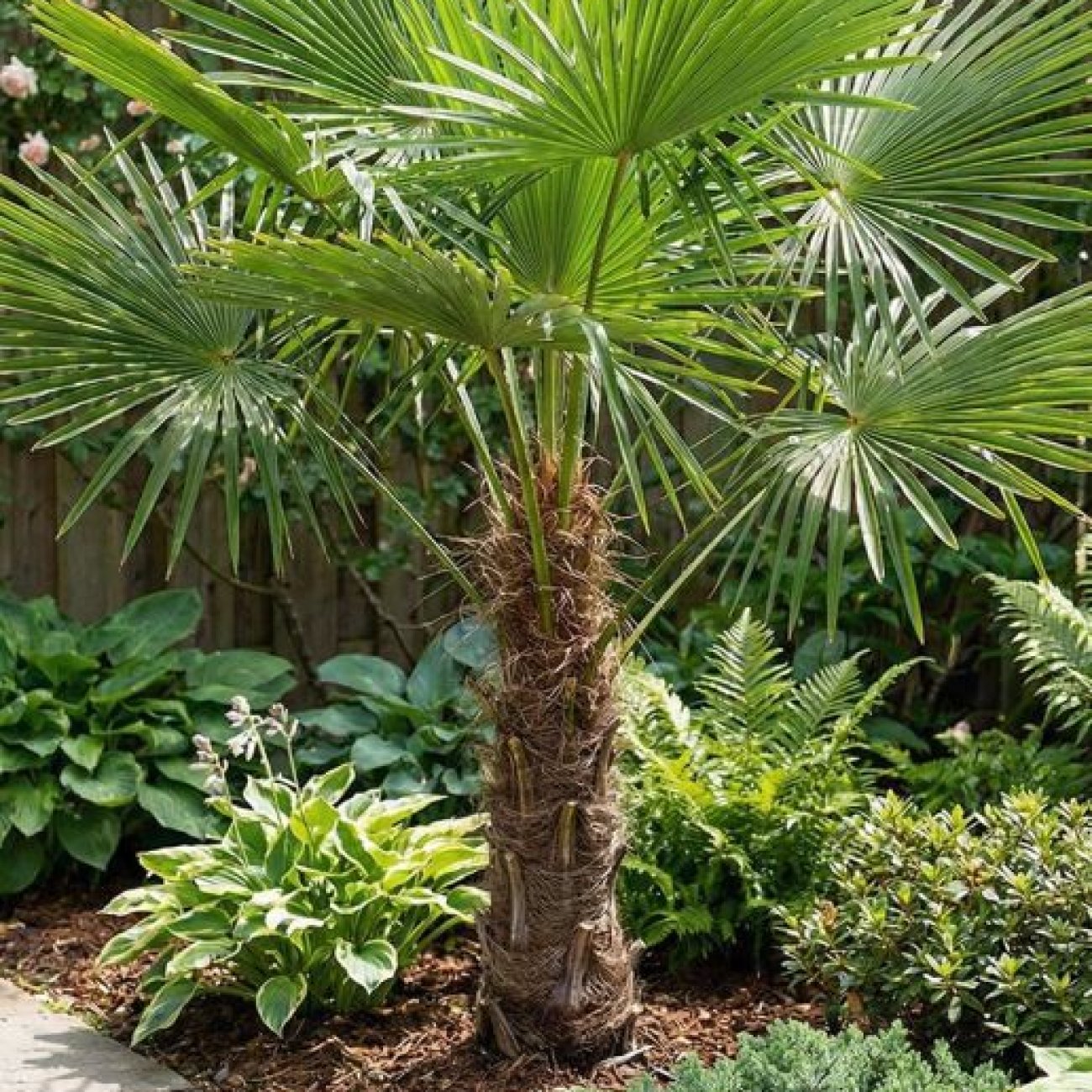 Obrázok Palma konopná (Trachycarpus fortunei) - výška kmeňa 80-90 cm, celková výška 160-180 cm (-17°C)